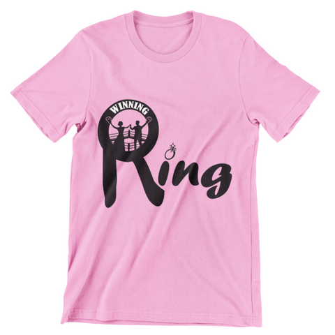 WR Black Logo Unisex Pink T-Shirt