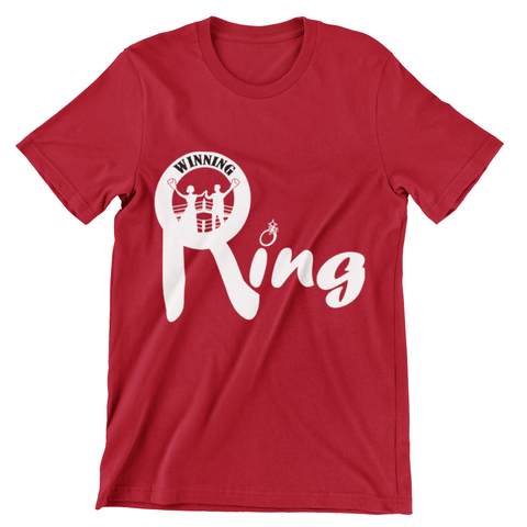 WR White Logo Unisex Red T-Shirt