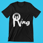 WR White Logo Unisex Black T-Shirt