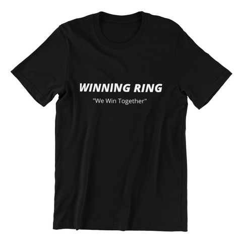 Winning Ring Black Unisex T-Shirt